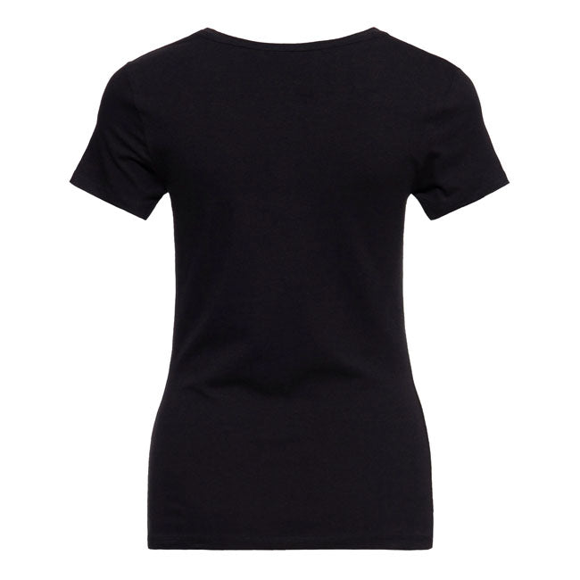 A wink is all it takes; this t-shirt knows how to turn heads! The Queen Kerosin t-shirt with its playful "Rockabilly Kitten" print perfectly combines retro charm and catitude. The winking kitten in a 50s look makes the shirt an absolute eye-catcher whether at a concert; cruising; or just in everyday life. The tailored slim fit and stretchy cotton blend ensure you''ll feel as comfortable as you look. For all kittens with style and a touch of rebellion!