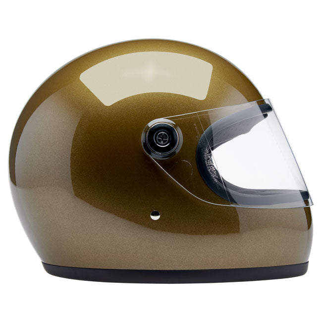 Biltwell Gringo S Helm Ugly Gold Metallic CE DOT Visier
