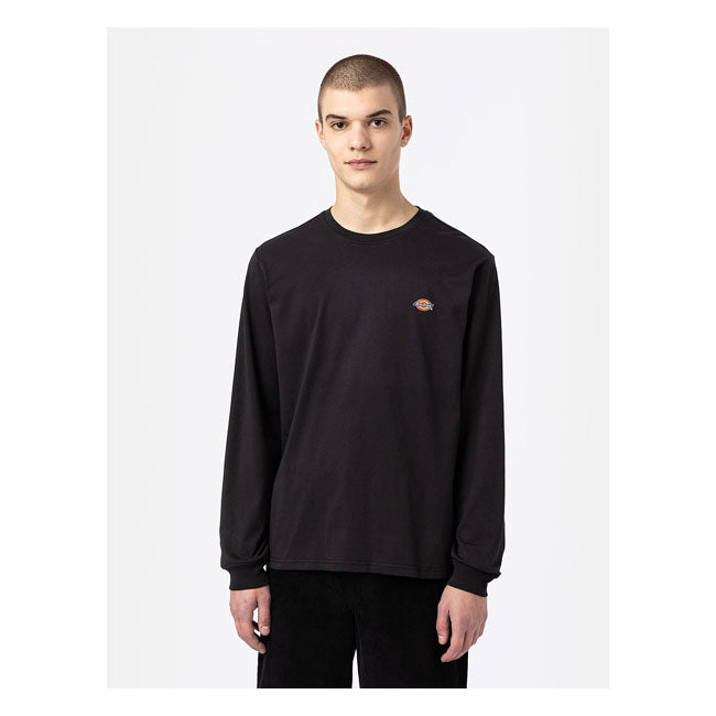 Dickies Mapleton Longsleeve Zwart Katoen Jersey 160 GSM