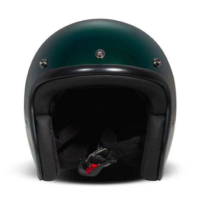 DMD Retro Helm Deep Green Fiberglass ECE 22.06 Drie Maten