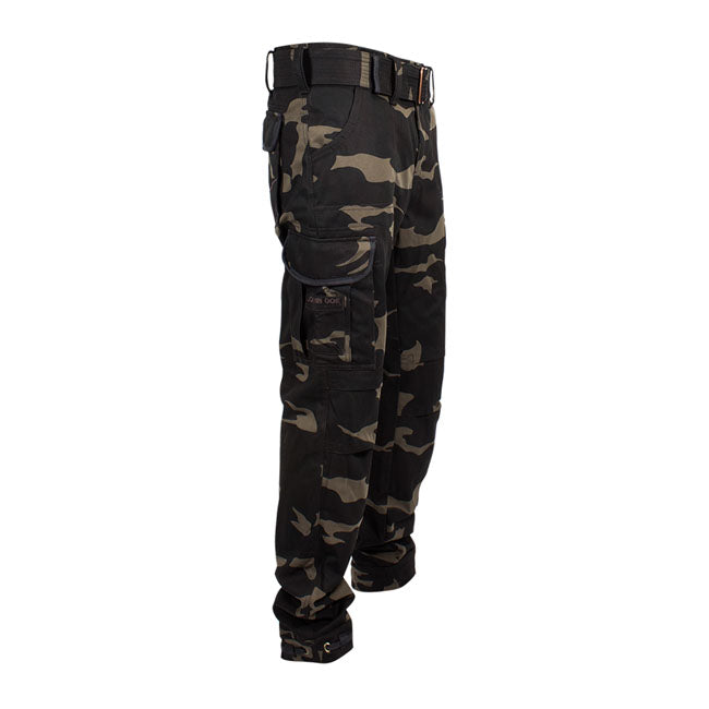 John Doe Stroker Cargo XTM Camouflage Broek Met Knie En Heupprotectors Unisex Waterafstotend Ademend