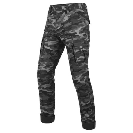The By City Air IV pants made of abrasion resistant cotton fabric with core yarn technology; offering an excellent combination of safety; comfort and functionality. Its single-layer; unlined design makes it a lightweight garment; while the detachable leg and ventilation openings on both legs provide great versatility and coolness on warmer days. Seven outer pockets; stretch fabric on the lower back and YKKr zipper closure for comfort. It also has inner pockets for hip and knee protections; with foam hip pro