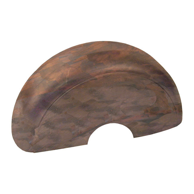 The largest fender in the BK fender line-up; a diamond in the rough and perfect to be cut into a one-off gem. The raw material for this fender has a 39cm radius (78cm diameter). Check the tire radius of your specific tire for a fitment pre-check; allowing a no worries build. This fender is designed for use with 14" to 18" diameter tires; allowing 5-8cm for suspension travel. A special heat process is applied to each and every BK fender; after the welding process; to eliminate deformation and stress within t