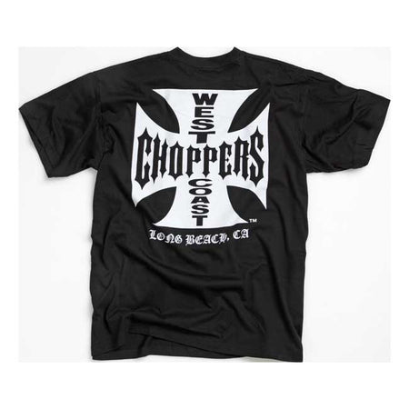 This isn''t just a t-shirt; it''s a piece of history. The WCC OG Classic t-shirt pays homage to the rebellious spirit of West Coast Choppers. Made from 100% premium cotton; it offers a comfortable fit that''s perfect for everyday wear. The iconic OG Cross logo is emblazoned across the chest and in large on the back with Long Beach; letting everyone know you''re not here to follow the rules; you''re here to make your own. Whether you''re on the road or off; this t-shirt is a must-have for any true rider.