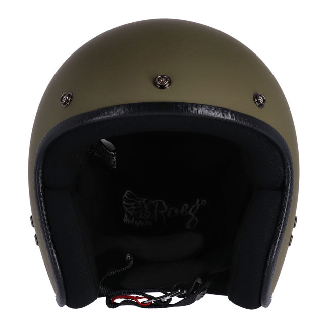 Roeg JETT Army Open Face Helm Lichtgewicht ECE R22 06 Veiligheid Comfort en Stedelijke Stijl