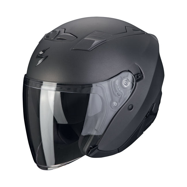 The EXO-230 helmet is perfect jet helmet for everyday use. The light helmet with its comfortable fit; combines modern design with safety and the best quality finish. This helmet features a Pinlock ready shield and a chinstrap with micrometric buckle. The KwikwickT liner offers the best comfort; even on hot days and is washable and removable. Gentle on the skin and quick drying. The helmet is ECE R22.06 certified.
