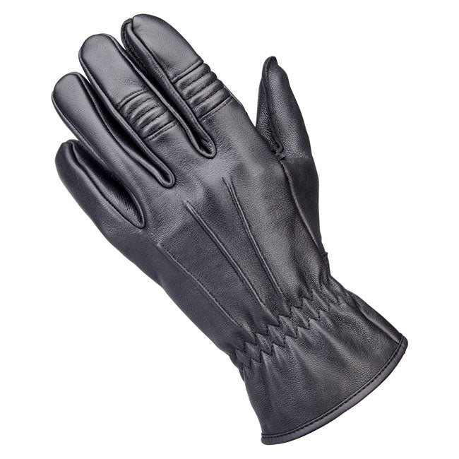Biltwell Motorhandschoenen 2.0 Zwart Geitenleer Palmbescherming Comfort Drie Seizoenen