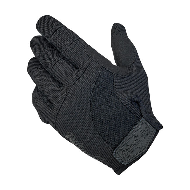 Biltwell Moto Gloves are designed for riding and working on motorcycles-no carbon fiber; no fringe and no compromises. Rugged single- and double-needle polyester stitching throughout and smart screen thumb and finger tips. Synthetic leather palms provide traction while ventilated backs breathe to keep hands cool and dry.