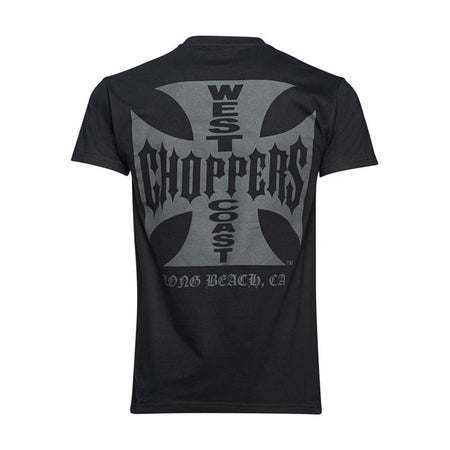 This isn''t just a t-shirt; it''s a piece of history. The WCC OG Classic t-shirt pays homage to the rebellious spirit of West Coast Choppers. Made from 100% premium cotton; it offers a comfortable fit that''s perfect for everyday wear. The iconic OG Cross logo is emblazoned across the chest and in large on the back with Long Beach; letting everyone know you''re not here to follow the rules; you''re here to make your own. Whether you''re on the road or off; this t-shirt is a must-have for any true rider.