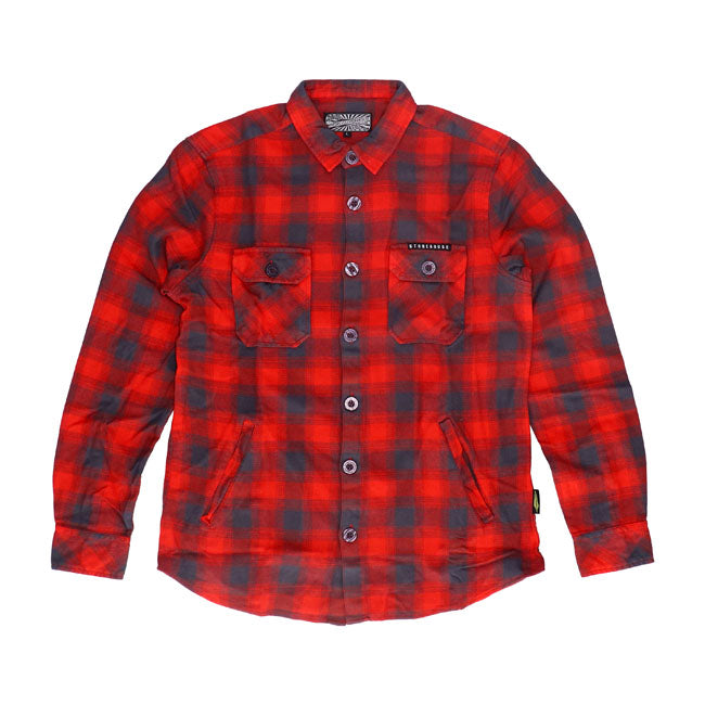 You can call our MCS Worker Flanel shirt classic with a modern twist or urban but cool with a fresh look it is. Made from 100% cotton; brushed and garment washed; regular fit and two chest and side pockets. You can get it in three colors with the Storehouse logo on your chest. We store; you roar!