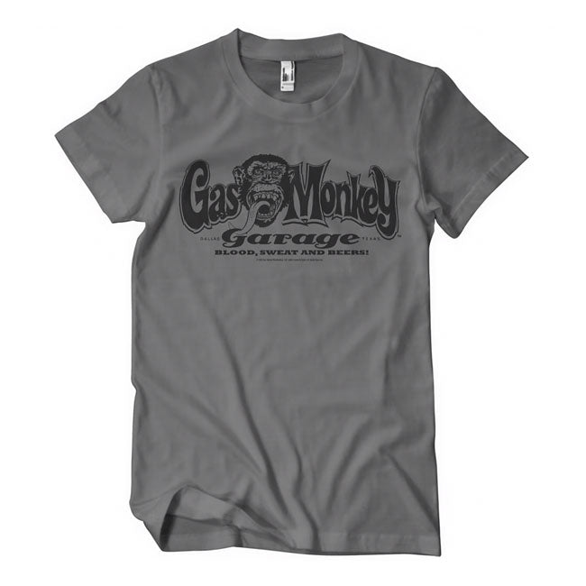 Gas Monkey Garage! Choose your favorite t-shirt; hoodie; tanktop; long sleeve or cap from the legendary Dallas-based garage founded by Richard Rawlings and made famous by their tv show. Blending craftsmanship; rock 'n' roll energy; and Texas grit; Gas Monkey Garage has become a symbol of automotive passion and bold designs. Also their apparel have bold designs; every piece; from rugged t-shirts to stylish hoodies are made from 100% cotton have a nice print on the back or front. Wear the legend. Embrace the 
