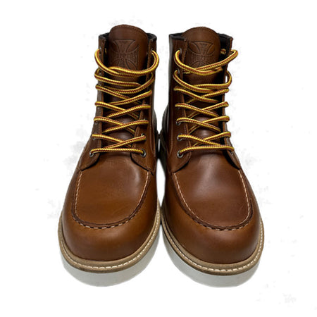 Handcrafted by skilled artisans in Felguiras; the "shoe capital" of Portugal; these WCC Rigid leather boots are the best done by WCC so far and making them an everyday''s favourite. It starts with the selection of first class materials and then the construction of the boots by a highly skilled workforce who are trained by doing through generations. Try them yourself; You will not be disappointed. Please treat them with a protective spray before use.  Upper is made of 100% leather Sole is made of natural r