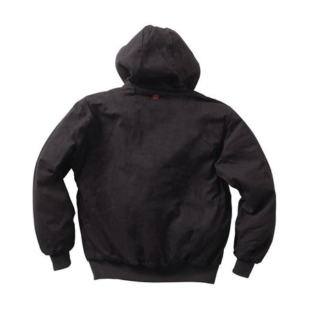 This Heavy duty canvas workjacket and workvest are made to last. The design and fabrication ensure a lightweight yet strong fabrication for your comfort; keeping you warm when the temperature drops cause of the lining. Front pockets are re-inforced with rivets. Made in a comfort cut to move freely when wearing.