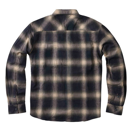 The West Coast Choppers Outlaw flannel is made from cotton/viscose blend for soft feel; perfect for everyday wear whether you''re on the move or posted up. Designed with a regular fit that gives room to breathe without losing shape. Details matter; and this flannel delivers; featuring a genuine leather badge on the left chest pocket and a woven WCC tag stitched low on the front placket. Rugged enough for the shop; clean enough for the bar; this one does it all. Available in several colors.