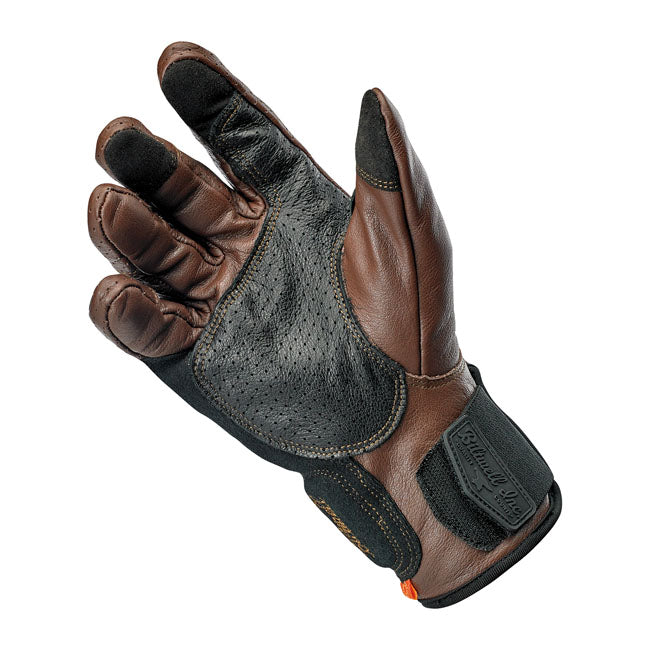 The Borrego Glove has rugged reinforcements in friction zones coupled with perforated panels for increased air flow. A positive wrist closure and high-impact knuckle guards contribute to the coveted CE rating; but we've made them aesthetically low-key so you don't look like a transformer while riding. Meets CE 89/686 safety standard for motorcycle operation.   * Exterior: 100% leather construction for durability  * Suede friction zones with strategic padding for impact protection  * Moisture-wicking fleece 