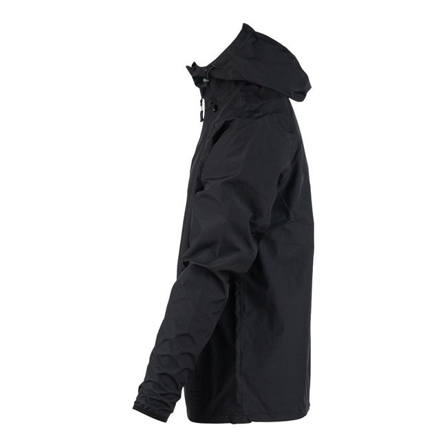 Army Surplus TF-2216 Hardshell Jas Zwart 3-Laags Waterdicht 10000 Mm Waterkolom Getapte Naden Lichtgewicht Buitenjas