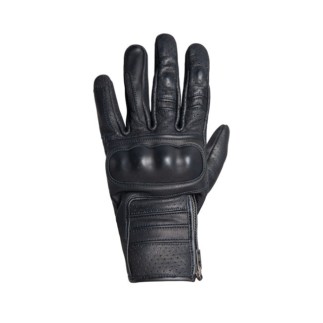 The Ora glove from John Doe; the ultimate choice for anyone looking for a reliable and versatile motorcycle glove. This glove not only offers first-class protection; but also outstanding comfort for long rides. With durable material and an ergonomic fit; the Ora glove offers a secure grip and optimum freedom of movement. The reinforced knuckle and palm areas offer additional protection; while ventilation slits ensure pleasant air circulation. Whether you''re out and about in the city or going on adventurous