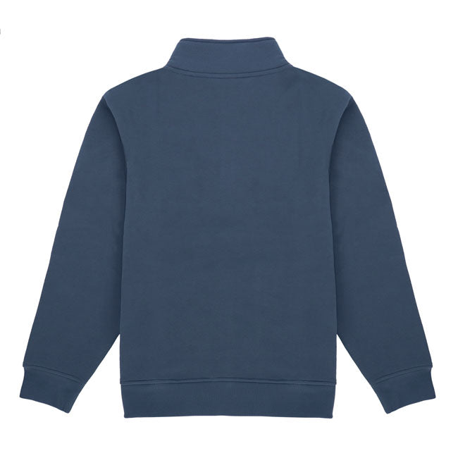 The Dickies Oakport Quarter zip hoodie is a regular fitting sweat with a zip-up high neck; featuring the iconic Dickies woven label on the chest; and finished with stitched hems. Made of poly-cotton brushed fleece used for its durable; wrinkle and shrink resistant properties. A relaxed piece made for comfort and durability. Brushed fleece 60% BCI cotton / 40% polyester 350 GSM