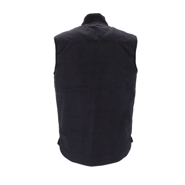 The Roeg Brad vest is a stylish and durable choice for any season. It is made of waxed cotton that repels water and dirt; and has a cotton collar that adds comfort and warmth. The vest has 2 outside slash pockets and 2 inner pockets for storing your essentials. Whether you wear it over a shirt or under a jacket; the Roeg Brad vest will keep you looking cool and feeling cozy.