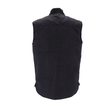 The Roeg Brad vest is a stylish and durable choice for any season. It is made of waxed cotton that repels water and dirt; and has a cotton collar that adds comfort and warmth. The vest has 2 outside slash pockets and 2 inner pockets for storing your essentials. Whether you wear it over a shirt or under a jacket; the Roeg Brad vest will keep you looking cool and feeling cozy.