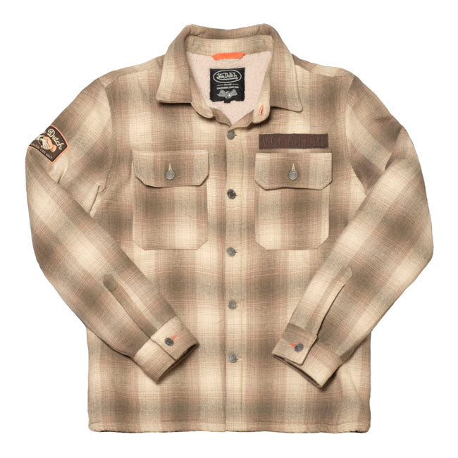 Von Dutch Heaven Shirt Bruin Katoen Of Katoenmix Unisex Casual Kleding Uit Amerikaans Merk