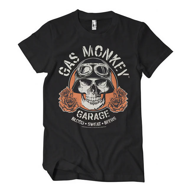 Gas Monkey Garage! Choose your favorite t-shirt; hoodie; tanktop; long sleeve or cap from the legendary Dallas-based garage founded by Richard Rawlings and made famous by their tv show. Blending craftsmanship; rock 'n' roll energy; and Texas grit; Gas Monkey Garage has become a symbol of automotive passion and bold designs. Also their apparel have bold designs; every piece; from rugged t-shirts to stylish hoodies are made from 100% cotton have a nice print on the back or front. Wear the legend. Embrace the 