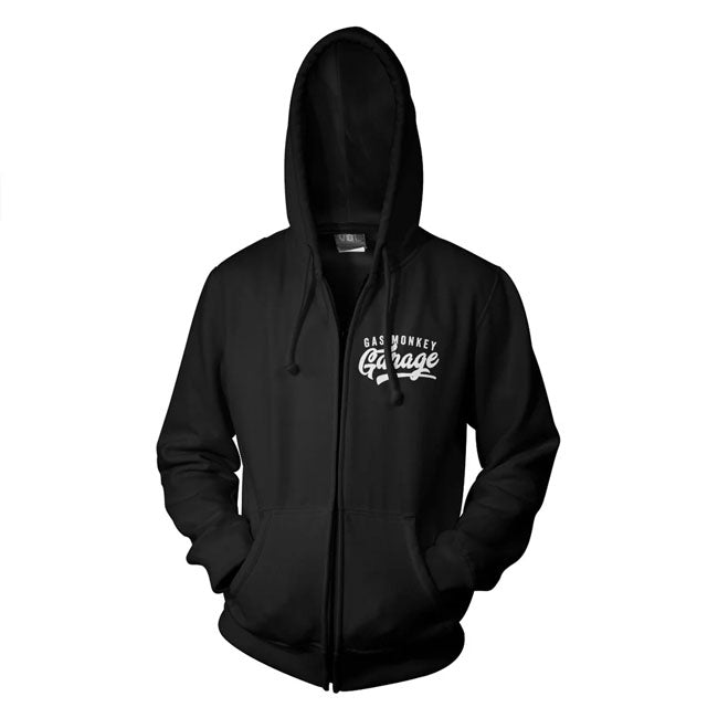 Gas Monkey Garage! Choose your favorite t-shirt; hoodie; tanktop; long sleeve or cap from the legendary Dallas-based garage founded by Richard Rawlings and made famous by their tv show. Blending craftsmanship; rock 'n' roll energy; and Texas grit; Gas Monkey Garage has become a symbol of automotive passion and bold designs. Also their apparel have bold designs; every piece; from rugged t-shirts to stylish hoodies are made from 100% cotton have a nice print on the back or front. Wear the legend. Embrace the 