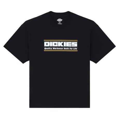 Dickies Derby Tshirt Zwart 100 Procent Katoen 230 GSM Boxy Pasvorm Casual Kleding