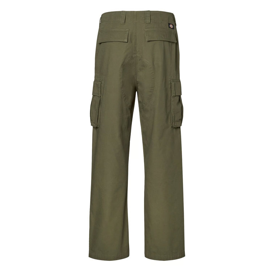 Dickies Eagle Bend Broek Militair Groen Cargo Met Zakken En Knieversterking Zadelpatch Relaxed Pasvorm