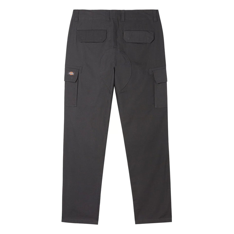 Dickies Millerville Cargobroek Charcoal Grijs Slim Fit Katoen Ripstop 240 GSM Duurzaam