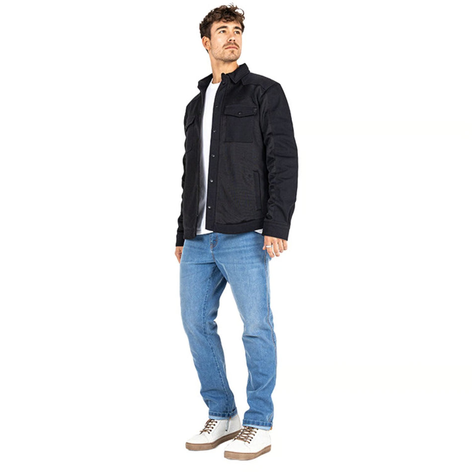 John Doe Aero Mesh Motoshirt Zwart Maximale Luchtstroom Lichtgewicht Pasvorm Bescherming