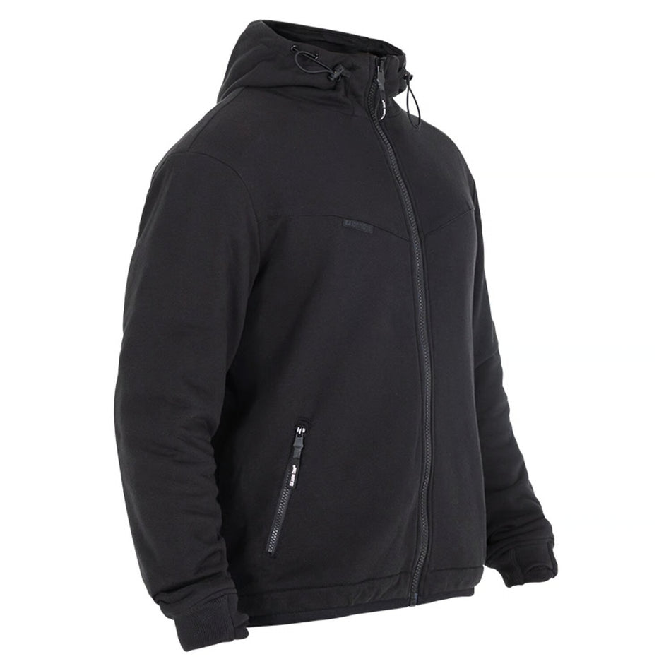 John Doe XTM Hoodie V3 Jas Zwart Katoen Jersey Voor Fiets En Dagelijks Gebruik Comfort