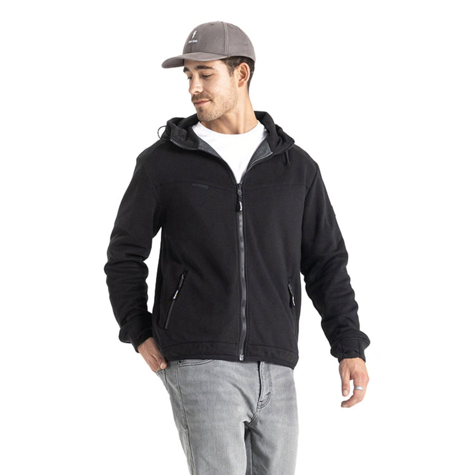 John Doe XTM Hoodie V3 Jas Zwart Katoen Jersey Voor Fiets En Dagelijks Gebruik Comfort