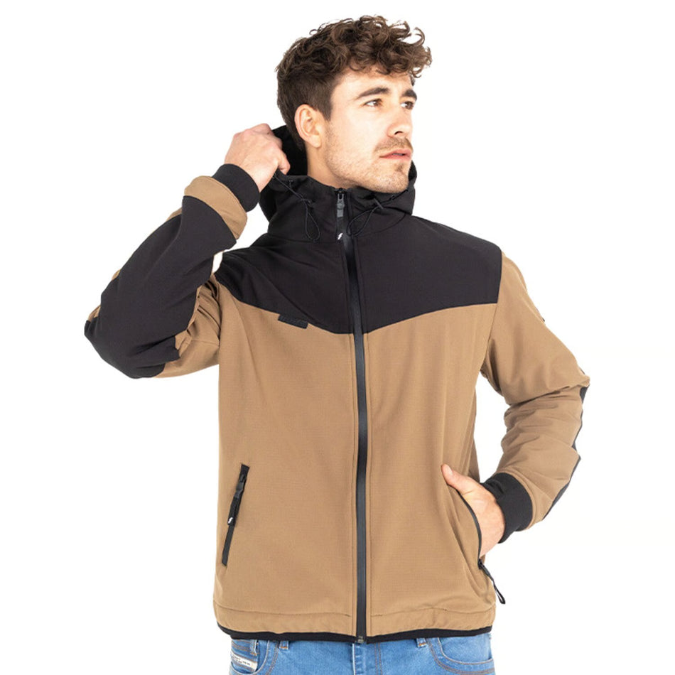 John Doe Hoodie V3 Softshell Ripstop Dessert Zwart