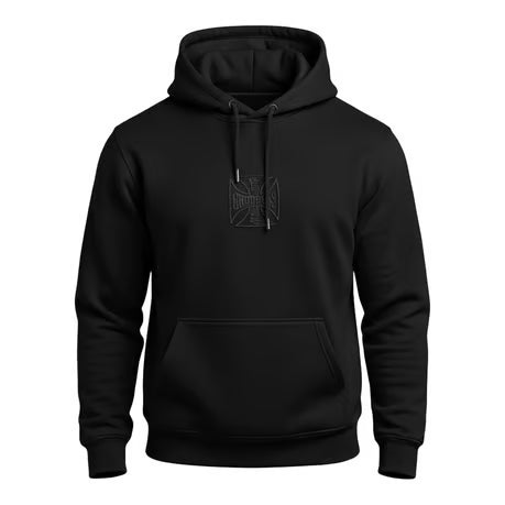 West Coast Choppers WCC Embossed Hoodie Zwart Voor Dagelijks Gebruik