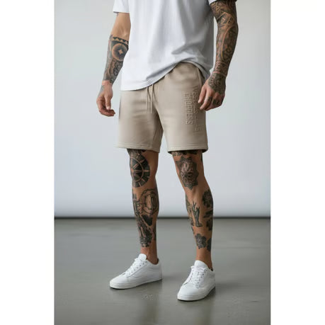 West Coast Choppers Shorts Embossed Stone Zachte Pasvorm