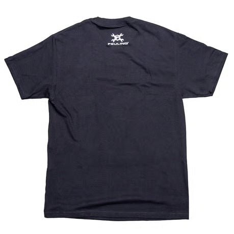 Feuling Flag T Shirt Zwart Katoen Regular Pasvorm Unisex