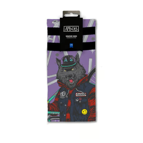 American Socks Fietssokken Wolf Signature Comfortabel