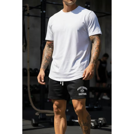 West Coast Choppers Iron Mesh Shorts Voor Training Zwart
