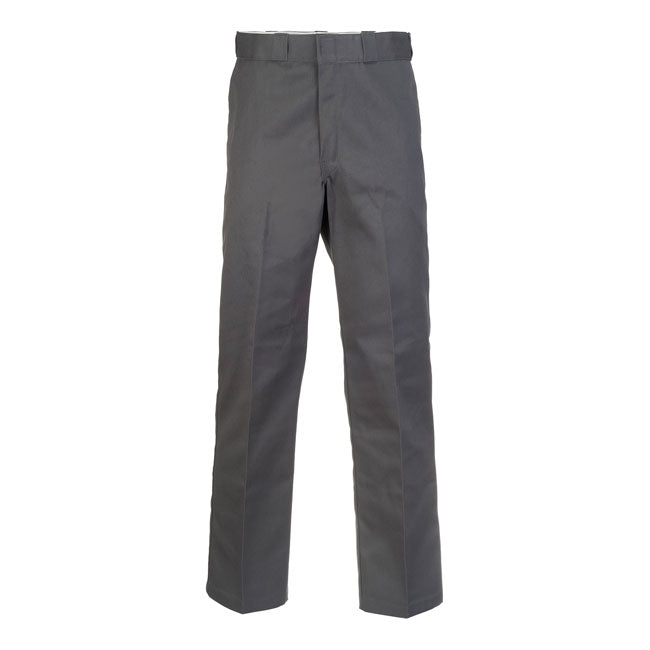 The Dickies 874 work pants is one of the core pieces at Dickies; made of their signature midweight twill now produced of consciously sourced recycled fibres. The iconic straight leg twill chino with signature regular fit; designed to be durable and comfortable; offered in a wide range of fade resistant colors. The recycled poly-cotton blend; 65% polyester 35% cotton; makes these a timeless work inspired pants that's built to last.