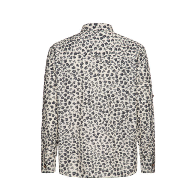 Experience the classic style with the new King Kerosin long-sleeved shirt; which impresses with its timeless details and high-quality materials. This shirt is your key to an elegant yet striking look. Made from high-quality organic cotton; the shirt offers maximum comfort and sustainability. It impresses with a classic Kent collar and a slightly rounded hem that ensures an elegant silhouette. The roll-up and fixable sleeves allow you to wear it flexibly; perfect for every occasion. The stylish all-over prin