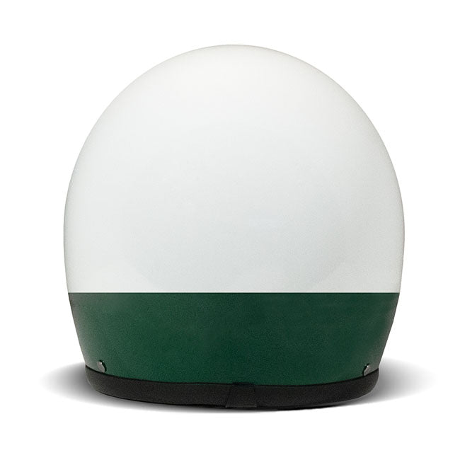 DMD Retro Goodwood Helm ECE 22.06 Glasvezel Shell Bluetooth Ready Wit Drie Maten Luxe Voering