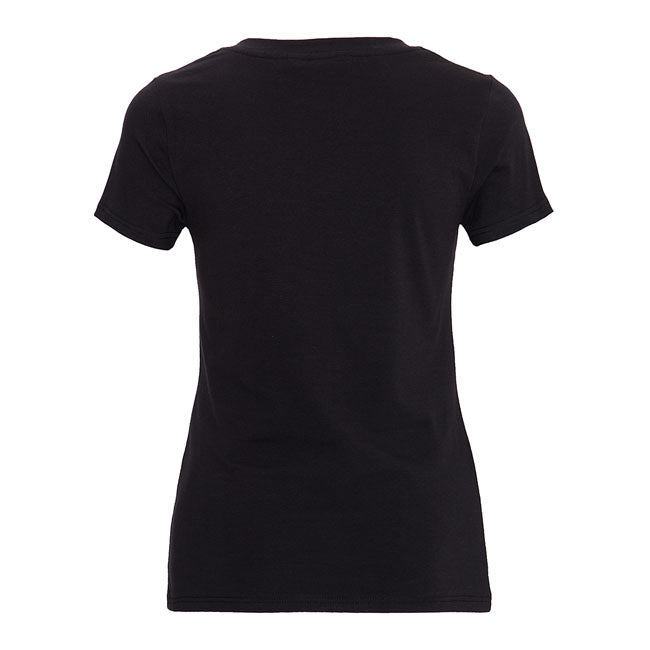 The print shirt from Queen Kerosin is full of girl power! It is made from a super soft cotton fabric that hugs the figure beautifully thanks to the stretch content! It has short sleeves and a feminine V-neckline. The "We can do it" print completes the retro look and makes a clear statement. The basic slim fit also offers lots of combination options for everyday wear! Available in several colors.
