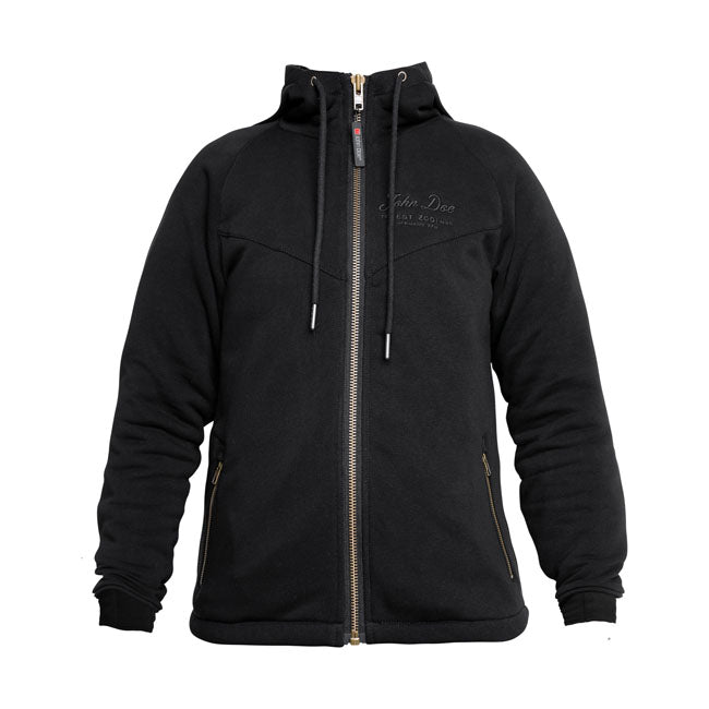 John Doe had undergone a style update with the XTMr Hoodie V2. What remains is the XTM-Fiberr lining to protect you in any situation together with shoulder; elbow and back protectors as well as the new; lightweight outer fabric in cotton twill. In contrast to its elder brother; XTMr Hoodie 2.0 has a contoured fit to the chest and shoulders; keeping it closer to the body. The longer back keeps airflow away from the kidneys. The stretch cotton outer fabric gives you an extremely comfortable wearing experience