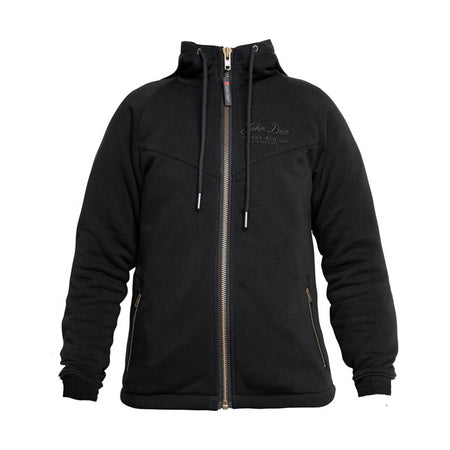 John Doe had undergone a style update with the XTMr Hoodie V2. What remains is the XTM-Fiberr lining to protect you in any situation together with shoulder; elbow and back protectors as well as the new; lightweight outer fabric in cotton twill. In contrast to its elder brother; XTMr Hoodie 2.0 has a contoured fit to the chest and shoulders; keeping it closer to the body. The longer back keeps airflow away from the kidneys. The stretch cotton outer fabric gives you an extremely comfortable wearing experience