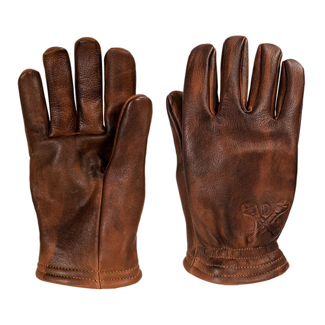John Doe Freewheeler Bruine Leder Motorhandschoenen EN13594