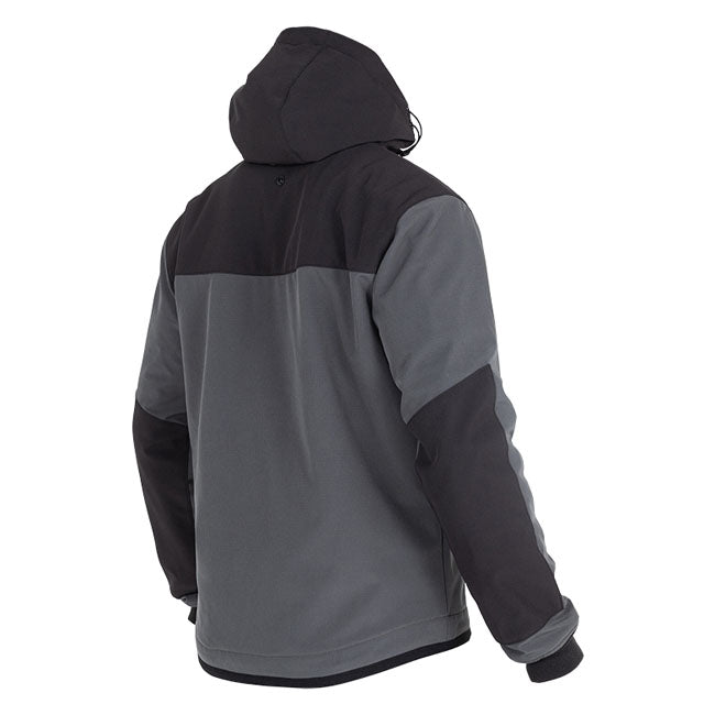 John Doe Hoodie V3 Softshell Rip Stop Grijs Zwart Unisex