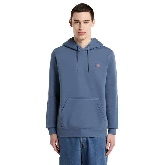 The Dickies Oakport hoodie is a regular fit hoodie featuring the iconic Dickies woven label on the chest; front pouch pocket; flat locked seams and a cotton drawstring hood. Made with poly-cotton brushed fleece for its durable; wrinkle and shrink resistant properties. A staple piece made for comfort and durability. Brushed fleece 60% BCI cotton / 40% polyester 350 GSM
