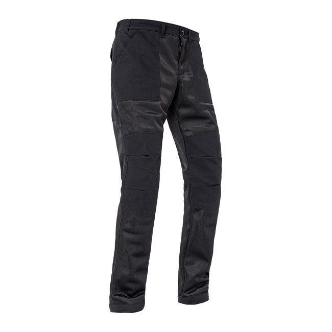 John Doe Aero Mesh Broek Zwart Kniebescherming