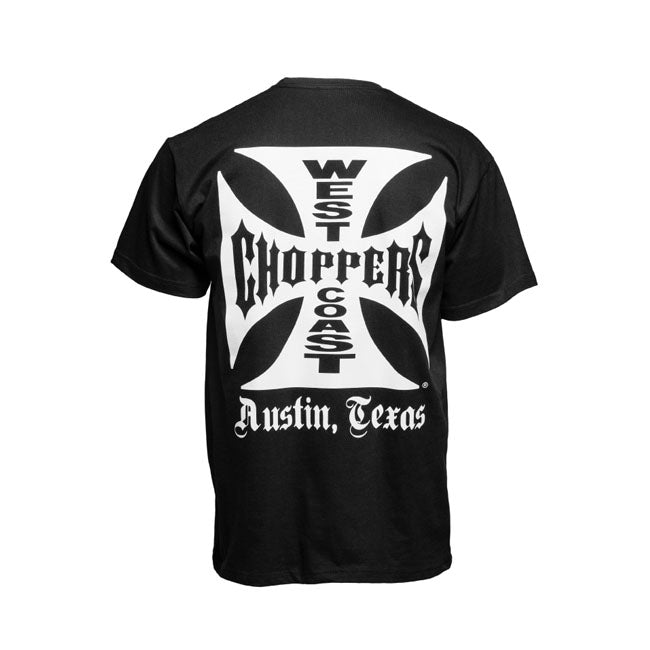 The WCC OG Classic ATX t-shirt embodies the rebellious spirit of West Coast Choppers. Made from 100% premium cotton; it offers a comfortable fit that''s perfect for everyday wear. The iconic OG ATX logo is emblazoned across the chest and in large on the back; letting everyone know you''re not here to follow the rules; you''re here to make your own. Available in several colors; this t-shirt is a must-have for any true rider.